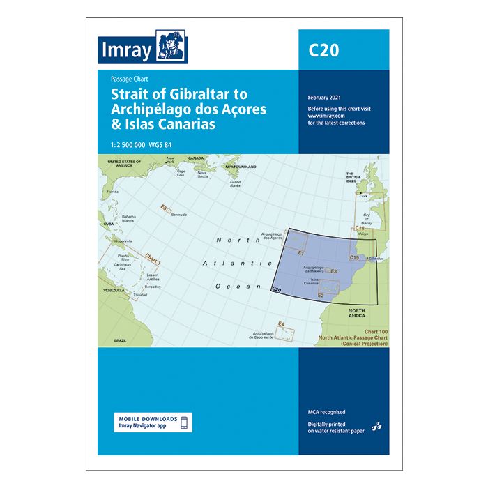 Imray C20 - Gibraltar to Islas Canarias