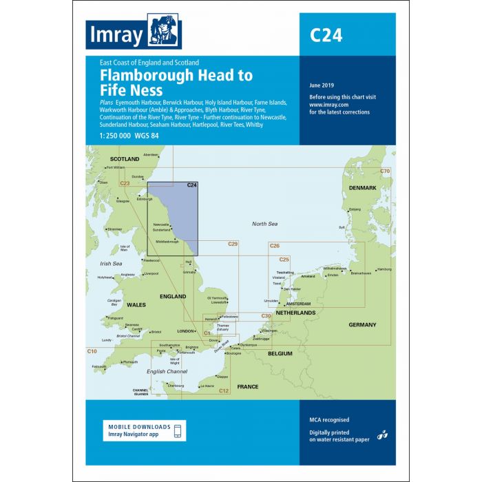 Imray C24 - Flamborough Head to Fife Ness