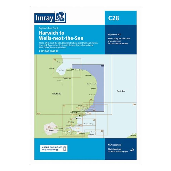 Imray C28 - Harwich to Wells-next-the-Sea