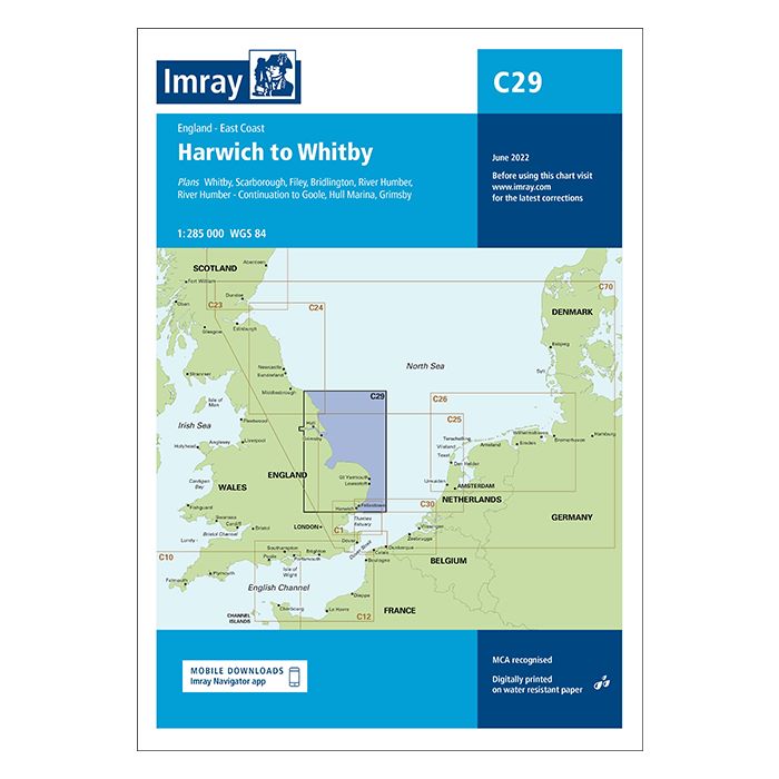 Imray C29 - Harwich to Whitby