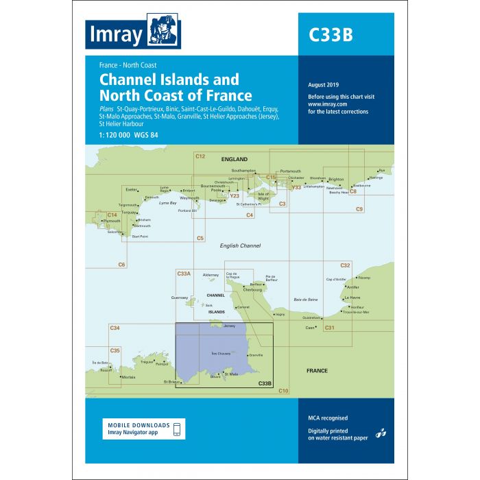 Imray C33B - Channel Islands and North Coast of France