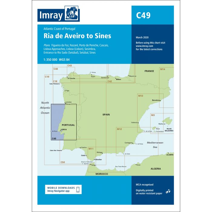Imray C49 - Ria de Aveiro to Sines