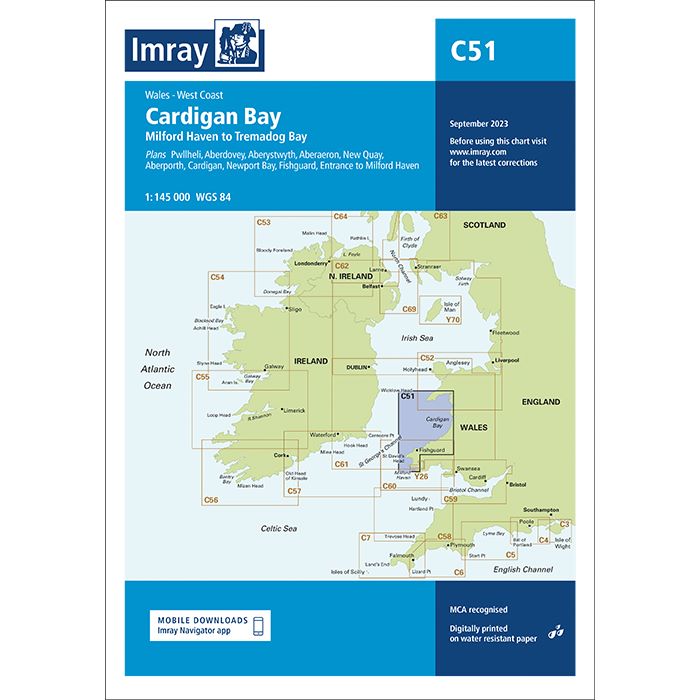 Imray C51 - Cardigan Bay