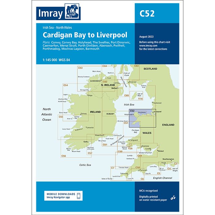 Imray C52 - Cardigan Bay to Liverpool