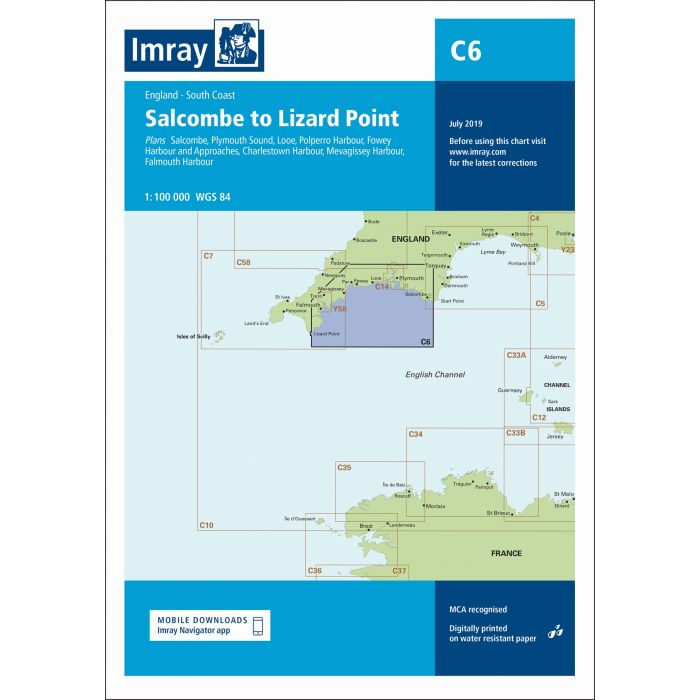 Imray C6 - Salcombe to Lizard Point