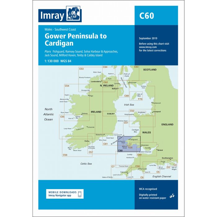 Imray C60 - Gower Peninsula to Cardigan
