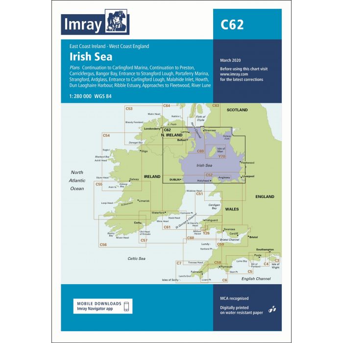 Imray C62 - Irish Sea