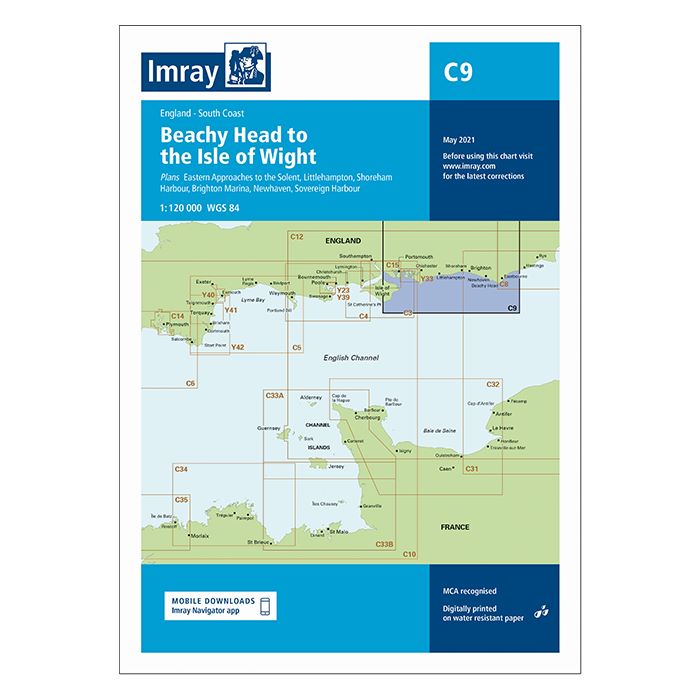 Imray C9 - Beachy Head to Isle of Wight