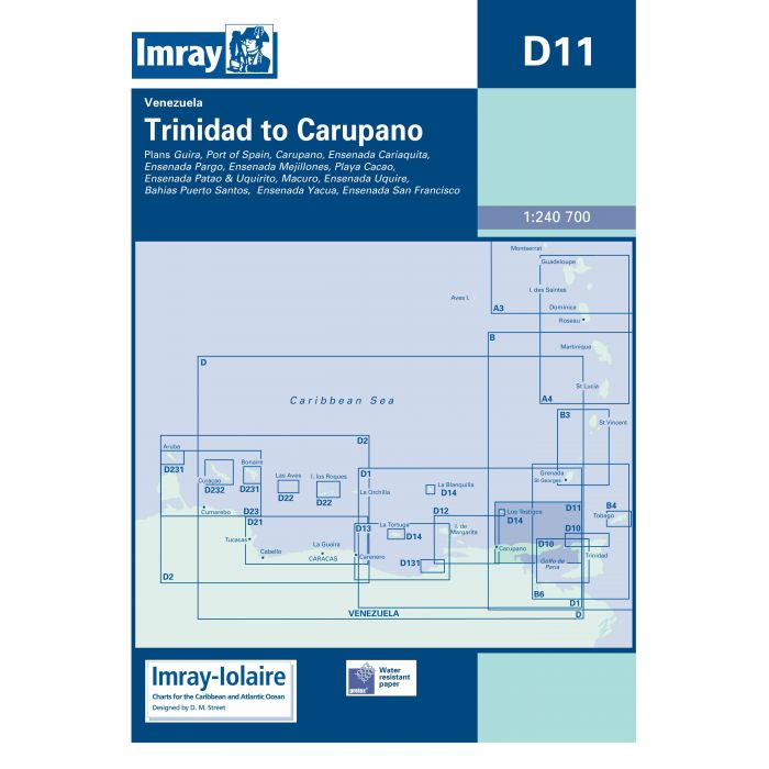 Imray D11 - Trinidad to Carupano