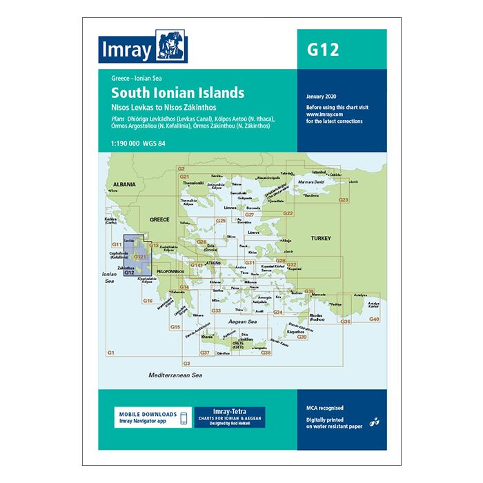 Imray G12 - South Ionian Islands