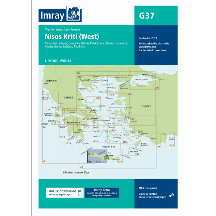 Imray G37 - Nísos Kríti (West)