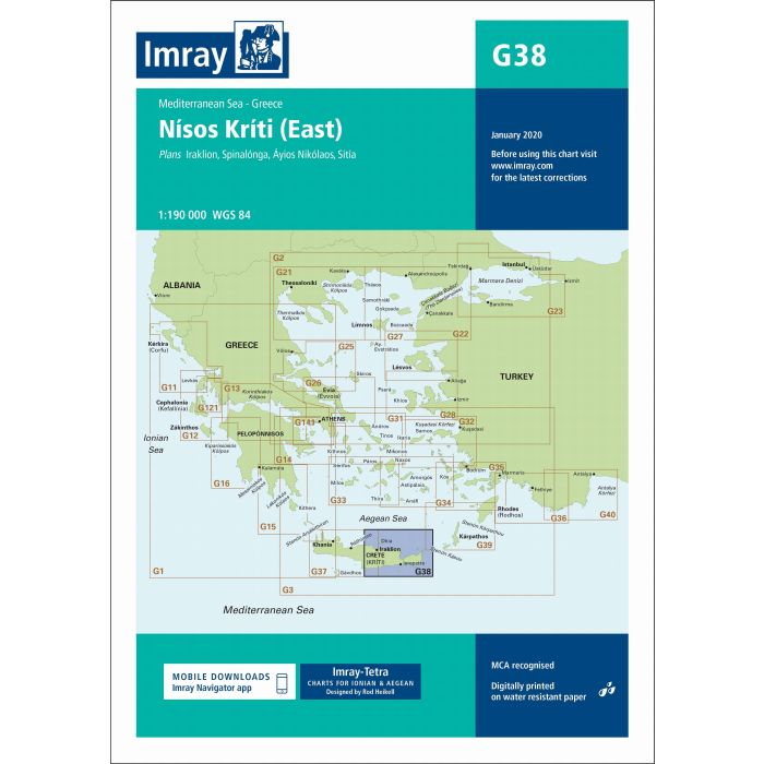 Imray G38 - Nísos Kríti (East)