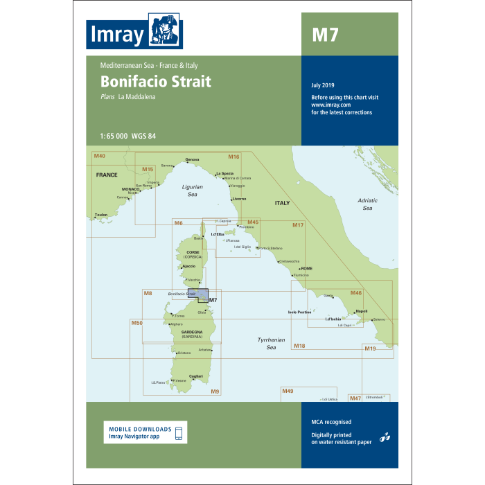 Imray M7 - Bonifacio Strait