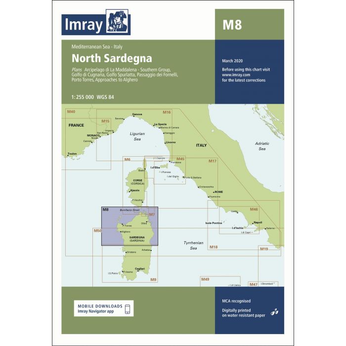 Imray M8 - North Sardegna