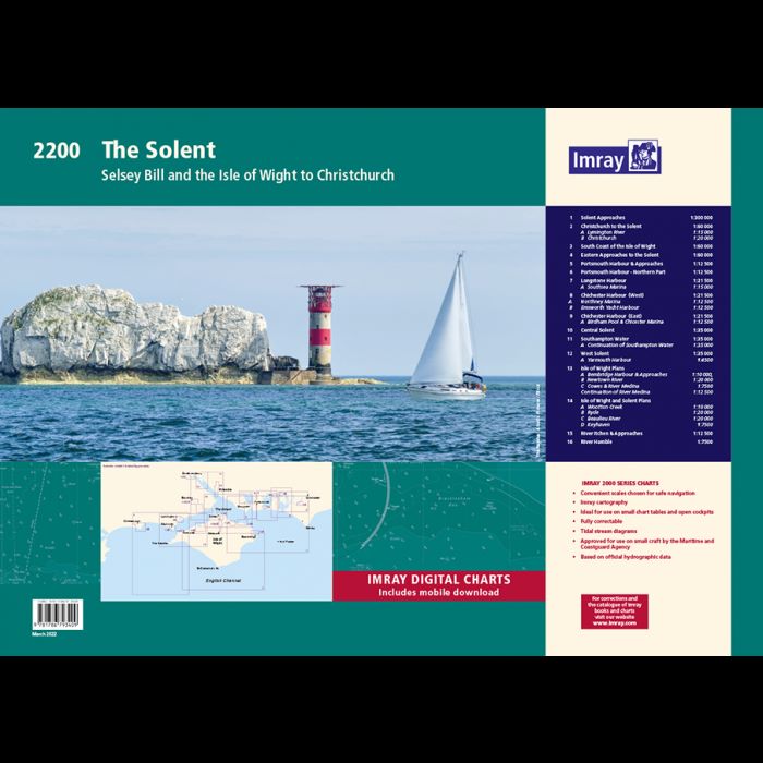 Imray 2200 The Solent pack